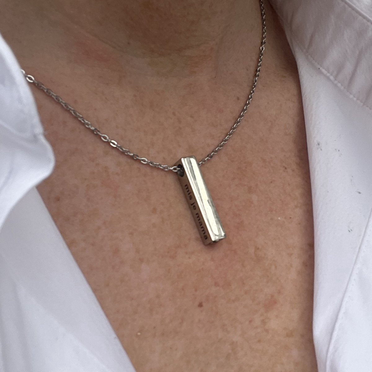 Asketting Zilver - ik mis je mama