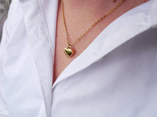 Asketting - Goud - Hart ketting