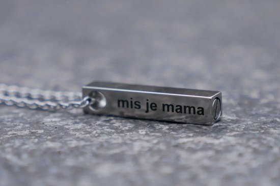 Asketting Zilver - ik mis je mama