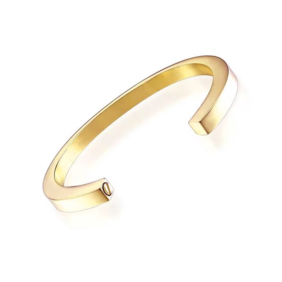 As armband RVS goudkleurig
