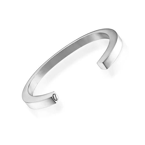 As armband RVS zilver