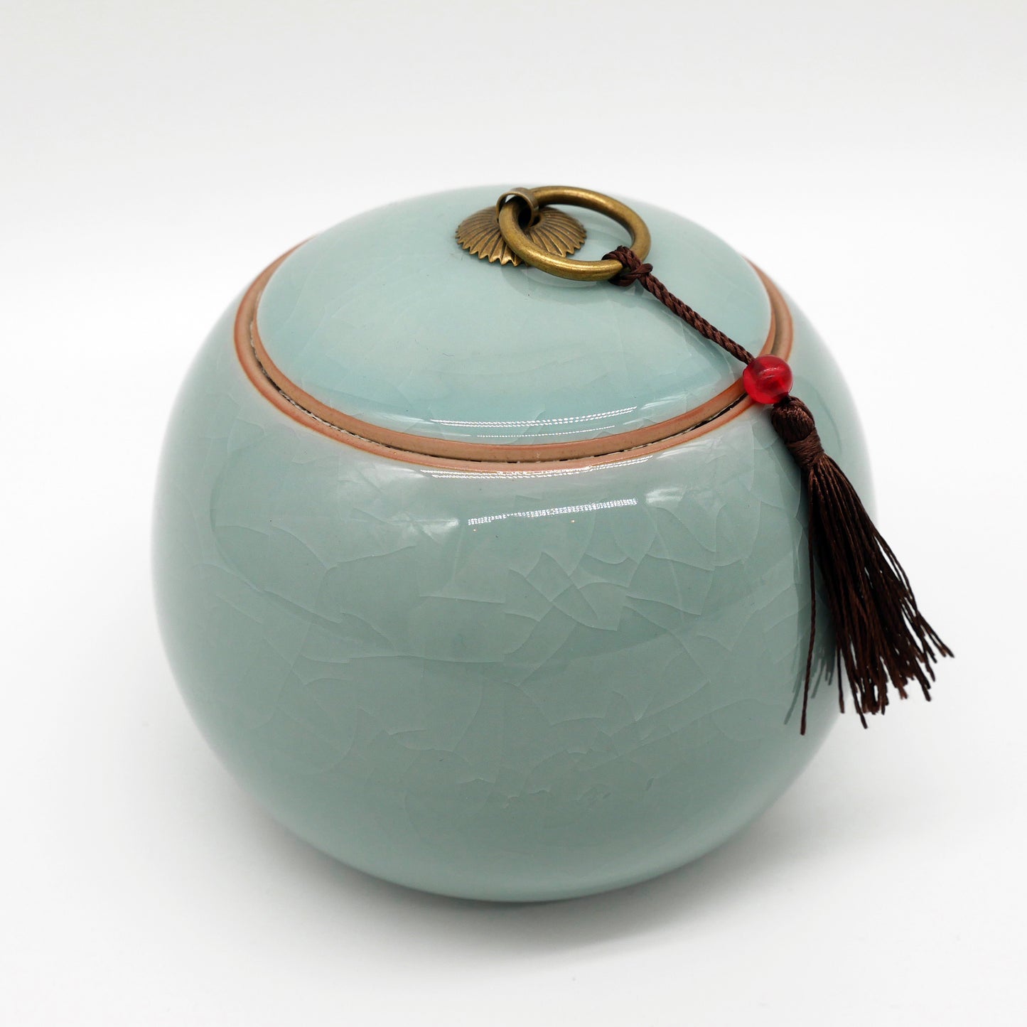 Luxury Funeral Urn - 800 ML - Urn - Mini Cremation Urn - Ashes Urn - For Pets, Dogs, Cats or Human Ashes - Cremation Ashes - Mini Urn - Blue - Aqua